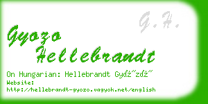 gyozo hellebrandt business card